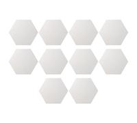 QUXVUIS Hexagonal Honeycombs Quantum Light Sensing Wall Light for Wireless Splicing Free Expansion Consists of Plastic, Pack of 10