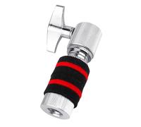 QUXVUIS Hi Hat Clutch Quick Release Cymbal Holder Sturdy Drum Accessory Easy Install Jazz Drum Replacement Parts Jazz Hi Hat Clutch Cymbal Stand Alloy, Silver, Height:7.5cm
