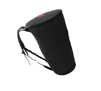 QUXVUIS High Djembe Bag Anti-slid Bottom And Tear-resistant For African Drum Storage Carry Cloth Impact-resistant, 12 inch Black