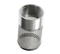 QUXVUIS Hose Inlet Strainer Designed for High Performance Garden Water Pump Cleanliness and Efficiency Providing Efficient Filtration to Maintain Clean and Healthy Environment, Silver, Dia 25mm