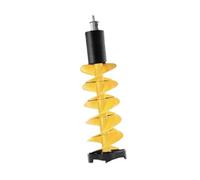QUXVUIS Ice Drill Auger High Performance Ice Fishing Drill Suitable for Winter Outdoor Activities Fishing Equipment Oceans Sea Lakes Rivers, Yellow, 75cm