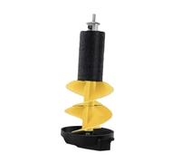 QUXVUIS Ice Fishing Auger 6 Inches Essential Nylon Blade Tool for Streamlined Ice Fishing Experiences Suitable for Winter Necessary Tool for Breaking Through Layer Drill Rod is, Yellow, 50cm
