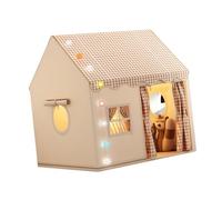 QUXVUIS Imagination Unleashed With Children Play Tent Easy To Install Indoor Outdoor Playhouse Sturdy Frame For Fun Adventures Role Pretend Play Game Camping Outside Portable, Gray, 120x105x128cm