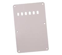 QUXVUIS Innovative Tremolo Guitar Pickguard Tremolo Backplate Offering Advanced For Electric Guitar 6 Holes Cavity Cover Back Plate Electric Replacement Part Accessories, White