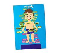 QUXVUIS Inspire Kids Learning Through Fun Body Parts Learning Felt Story Board Set Home Education Activities Perception Of Color Preschool Human Educational Teaching Storytelling