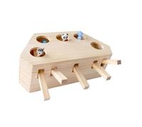 QUXVUIS Interactive Cat Toys Made Of Wood Are Safe Entertainers For Cats Providing Claw Sharpening And Fun Play Options During Indoor Time Replacement Catch Hitting Hamster Training Tool