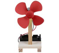 QUXVUIS Interactive DIY Electric Fan Model Kit Classroom Projects Students Science Understand Simple Circuit And Mechanical Transmission. DIY Electric Fan Kindergarten Creative Education