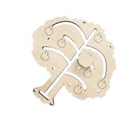 QUXVUIS Interactive Learning Sensory Board Toy for Outdoor and Educational Accessories, Fruit Tree