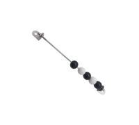 QUXVUIS Interactive Wooden Sensory Toy for Busy Board Practical Skill Enhancement for Indoor Fun, Black , 24cm