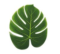 QUXVUIS Jungle Birthday Party Supplies Odorless Palm Leaves Decoration Wide Application Artificial Tropical Palm Birthday Decor, Green,Type6, 13.7 inch