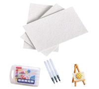 QUXVUIS Just Adds Magics To Art Puffys Paint Set For Texture Painting Magics Canvas Sponge Painting Kit Art Supplies, A