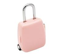QUXVUIS Keyless Padlock Constructed ABS Plastic Strong 3 Digit Lock Mini Combination Cartoon Suitcase Cute SAFETY3 Digital Code Lock Keyless Padlock Outdoor Gate Shed Fence Storage