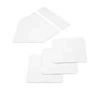 QUXVUIS Kick Off Game With Softball Bases Set Durable And Sturdy For Stable Field Setup So Have Everything To Set Field For Game And Started. Baseball Throw Down Base Home Plate Backyard , White