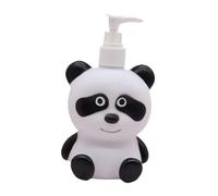 QUXVUIS Kids Cartoon Shampoo Holder Hand Soap Dispenser Cute And Adorable Practical For Bathroom Kitchen Office Refillable Kids Body Wash Sub Bottle For Lotion, Panda