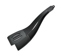 QUXVUIS Kitchen Fried Omelette Spatula and Tongs Versatile Cooking Tools for Every Home Creating Tasty Meals Kitchen Fried Omelette Spatula and Tongs Nonstick, Black Gray, 34x7.5cm
