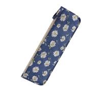 QUXVUIS Knitting Organizer Crochet Tote Storage Spacious Lightweight Durable Carrying Yarn Supplies Waterproof and Easy to Clean. Large Crochet Bag Tote Yarn Dispenser, Navy, 43x14cm