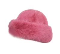 QUXVUIS Ladies Girls Motorcycle Skiing Cap Delivers Comfort Stylishness And Utility For Various Winter Adventures And Activities Winter Faux Fur Hat Women Cossack Hat Russian, Pink, for 60CM