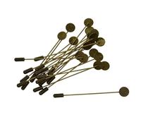 QUXVUIS Lapel Pins Suit Brooch Badge Pin Fasteners Accessory Versatile Brooch Jewelry Making Findings To Spark Creativity Game Pieces.to With Resin To Photo/image. Material304