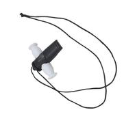 QUXVUIS Latin Music Whistle Hand Percussion Party Instrument Cord Allows Convenient Carrying While Playing MaterialPlastic Musical Instrument 2 Sound Holes Allow 3 Tones To Be Produced