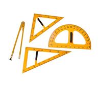 QUXVUIS Lightweight Teaching Ruler Math Geometry Equipment Large Number Easy to Classroom School Engineering Suitable for Classroom Drawing Math Geometry Tool