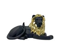 QUXVUIS Lion Figurine Statue Sculpture Interior Decor Symbol Of Authority Majestics Posture And Craftsmanship Home Environment