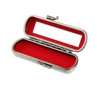 QUXVUIS Lipstick Case Stylish Lip Gloss Box with Mirror Elegant and Practical Designed for Makeup Lovers Who Travel Frequently Lip Gloss Case with Mirror for Purse