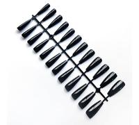 QUXVUIS Long Fake Nail Charming Press-on False Fingernail Manicure DIY Beauty Accessories Small Women's Full Cover Hands Art Tips , Dark Green