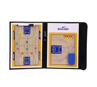 QUXVUIS Magnetic Basketball Tactics Board Compact And Lightweight Durable And Waterproof PVC Basketball Coaching Clipboard Kit, Basketball use