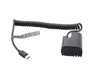 QUXVUIS Mark III IV 6D Dummy Battery Adapter Spring Cable Solution Helping Capture Stunning Moments Without Battery Concerns Dummy Type C USB C Cable Replace