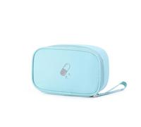 QUXVUIS Medical Kit Indoor Emergency First Aid Box Capacity Storage Bag Home Boxes Travel Outdoors Student Pill Accessory, Blue, Small Size