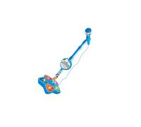 QUXVUIS Memorable Birthdays Celebrated With Kids Microphone And Stand Featuring Fun Musical Effects And Flashing Stage Lights Enhancing Joy Music Sing , Blue , 100x21cm