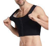 QUXVUIS Men Chest Shape Vests Male Control Breast Gynecomastia Professional Slimming Correct Corset Corrector Shapewear Bra, No.1