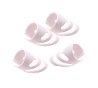 QUXVUIS Metal Guitar Picks For Acoustic Guitar Banjo Accs Application Easy To Provides Playing Experience These Finger Picks Are Designed To Fit Most Fingers Comfortably, White, L