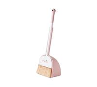QUXVUIS Mini Broom And Dustpan Set Kids Cleaning Set Inspiring Housekeeping Pretend Play Creating Fun Learning Environments Kids Cleaning Housekeeping Play Playhouse , rabbit , 15.8x14x51cm
