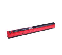 QUXVUIS Mini Handheld Wand Scanner Efficient File Transfers Scanning Capability For A4 Document Photos With Fit For XP/7/Vista Or Above Version. 3 Modes Of Resolution, Red, 255x28x25mm