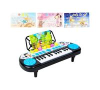 QUXVUIS Mini Piano Keyboard Toy For Kids Music Book Included Fun Multicolor Keys And Educational Sounds To Develop Creativity And Skills Beginner Childrens Keyboard Piano With Music Book