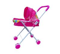 QUXVUIS Mini Pushchair Doll Stroller Essential Interactive Toy Role Play Game Experience Educational Value Developmental Toy Gifts Pretend Simulation Stroller Dollhouse Decor