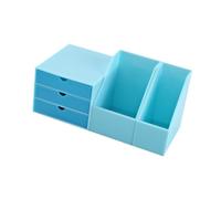 QUXVUIS Miniature Drawer Model Life Scene Decoration Serves Practical Purpose While Encouraging Unique for Creative Displays In Doll Houses Dollhouse Desk, Blue, 3.7x5.3x4.6cm