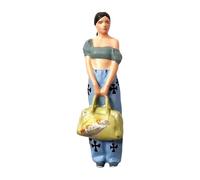 QUXVUIS Miniature Figures Resin Ladies Figurine For Adding Life To Miniature Landscapes Or Table Decoration Miniatures 1/64 Scale Figure Model Figurine Decor