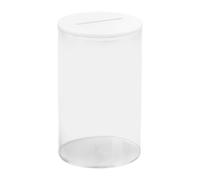 QUXVUIS Money Jar Large Capacity Storage Case Container Serves As Fun Learning Tool For Financial Literacy And Home Decoration Saving Money Boxes Bedroom Living Room Decoration, White, S