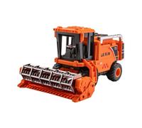QUXVUIS Movable Harvesting Machine Toy Pretend Play Allows Kids To Experience Farming Fun While Understanding Agricultural Machinery And Combine Harvester Toy Kids Harvester, Orange, 20x13.5x10.5cm