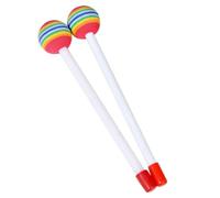 QUXVUIS Musical Xylophone Drumstick Set For Kids Safe And Exploring New World Of Music Wood Mallets Drumsticks Toy Kids Beaters , Rainbow