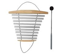 QUXVUIS Nature Handheld Sound Instrument And Meditation Chime Promoting Peace During Exercises And Relaxation Outdoor Meditation Percussion Bowl With Mallet, 9 Tones Thickened