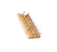 QUXVUIS Nature Wood Fly Tying Thread Spool Stand Tying Rib Runner Spool Station Offers Structure Arranged Easy To Out Or Return Spools To Nature Wood Station Hand Made Travelling