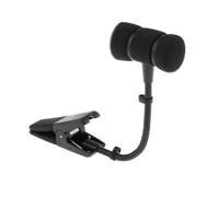 QUXVUIS Noise Reduction Sax Mic Clip Protects Instrument Ensuring Clear Sound During Every Practice And Performance Microphone Gooseneck Clip Microphone Holder, for Saxophone, 19cm