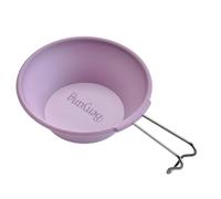 QUXVUIS Non-Toxic Harmless Plastic Bowl for Outdoor Activities Not Easily Broken Outdoor High Aesthetics Camping Sherpa Bowl, Violet, 300ml