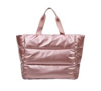 QUXVUIS Nylon Gym Bag with Dry Wet Separation Fashionable Colors for Work and Play Making Easier to Carry Fitness Items Bags, Pink
