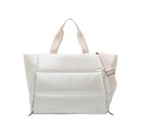 QUXVUIS Nylon Gym Bag with Dry Wet Separation Fashionable Colors for Work and Play Making Easier to Carry Fitness Items Bags, White