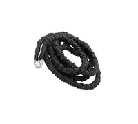 QUXVUIS Nylon Sleeve Resistance Band Running Training Bands,Black,80lb