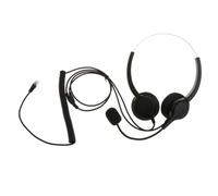 QUXVUIS Office Headsets With Anti Background Noise Technology And User Friendly Interface 5 Groups Of 16-bit Caller Number Access Center Hands-free Headsets Over Head Center Telephone